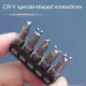 5Pcs 50mm Special-Shaped Screwdriver Set U-Shaped Y-Type Triangle Inner Cross Three Points Screwdriver Bit Tool. 