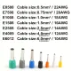 1000pcs/Pack E0508 E7508 E1008 E1508 E2508 Insulated Ferrules Terminal Block Cord End Wire Connector Electrical Crimp Terminator. 