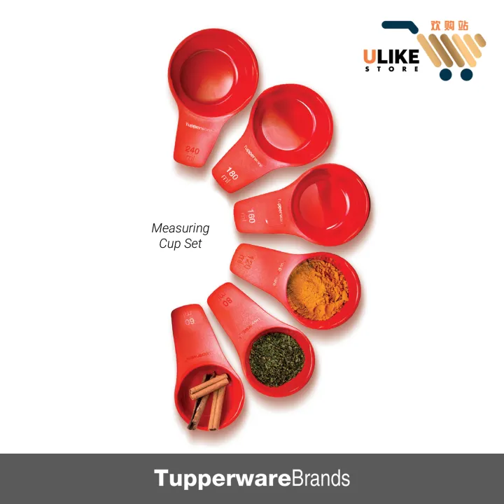 Tupperware Measuring Cup Set (6pcs)
