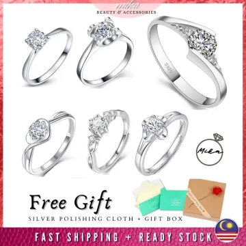 Beli Cincin Silver Tunang Pada Harga Terendah Lazada Com My