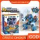 Mainan Anak ROBOT AIR PHANTOM & PIRATE SHIP Robot Deformed Figure 2in1. 