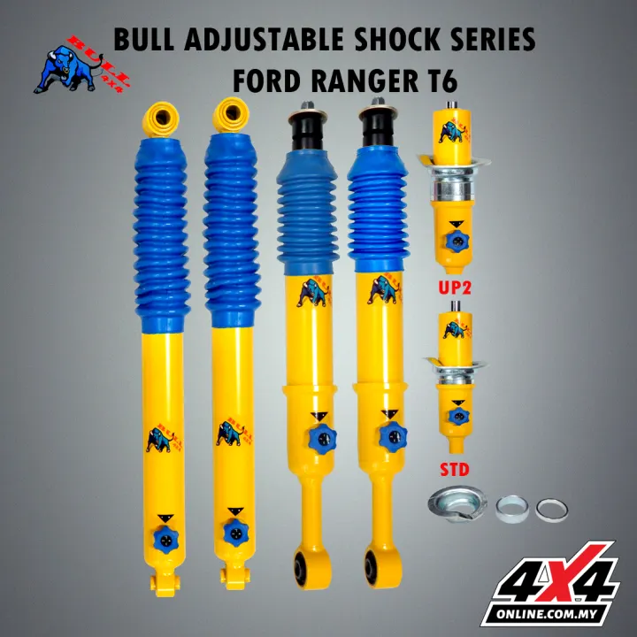 Ford Ranger T6 Bull 4x4 Adjustable Gas Shock Absorber Series Lazada
