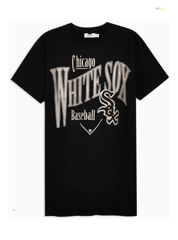 men t shirts fashion 2014 Brand Pitchback Silver White Sox in