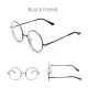 Women Men Casual Retro Round Transparent Glasses Frame Clear - Spek Mata Korea Bulat. 