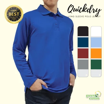Beli Long Sleeve T Shirt For Men Collar Polo Pada Harga Terendah Lazada Com My