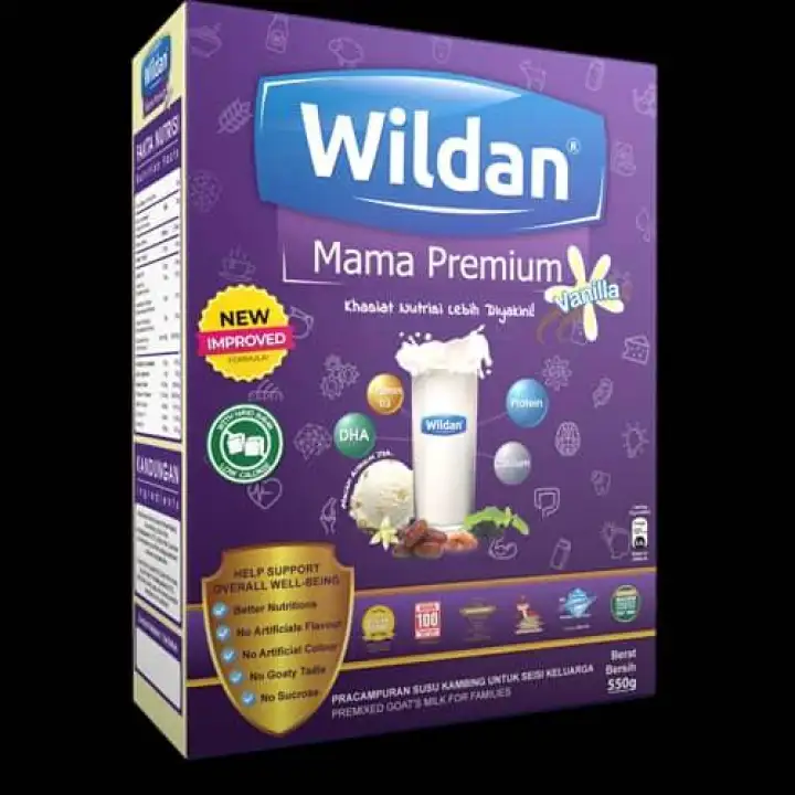 Wildan Mama Premium Vanilla 550g Lazada