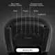 SonicGear Audiox Pro 500HD Bluetooth FM Radio Portable Speaker with Microphone Input. 