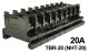 TBR-20-10 / NHT-20-10 10 Poles Type Din Rail Type Terminal Block (20A). 