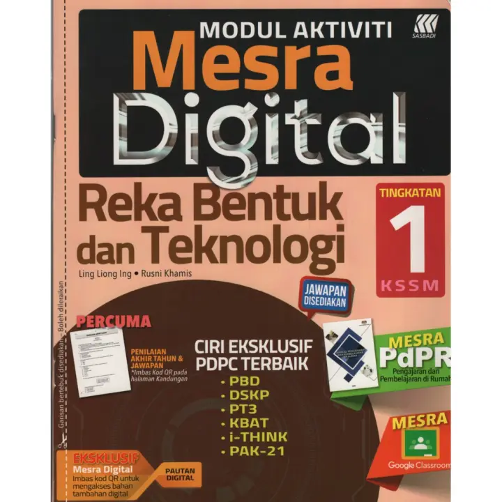 Modul Aktiviti Mesra Digital Rbt Tingkatan 1 Lazada
