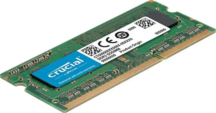 Crucial 16GB Kit (8GBx2) DDR3/DDR3L 1866 MT/s (PC3-14900) Unbuffered SODIMM 204-Pin Memory - CT2K102464BF186D