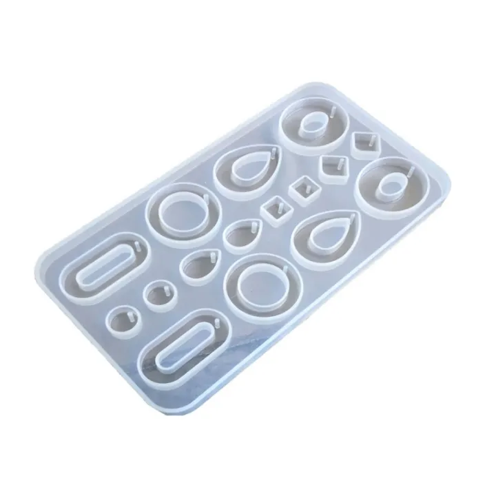 Kristal Epoxy Resin Acuan Anting Anting Loket Anting Pemutus Silikon Acuan Diy Kraf Buatan Tangan Hiasan Alat Membuat Barang Kemas Lazada