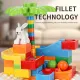 (Malay spot) Certificate CPC, CE Children's large particle building blocks educational DIY building blocks (animal park) storage car to enhance hands-on observation color cognition intelligence development toys. 