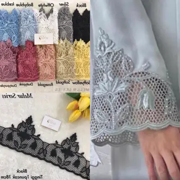 Beli Baju Kurung Border Lace Pada Harga Terendah Lazada Com My