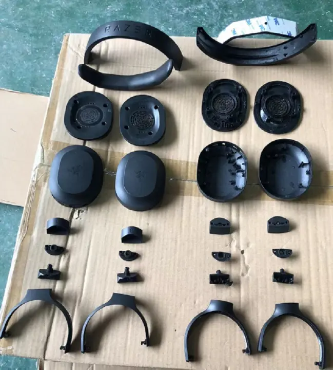 Replacement Repair Parts for Razer Barracuda X / 2.4G Wireless bluetooth Gaming Headset Hinge Buckle bracket Hinge Swivel Outer cups Headband rubber cushion