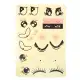 Bathroom Ball Shaped Face Emoji Wall Mounted Tissue Holder Toilet Roll Paper Box - Black. 