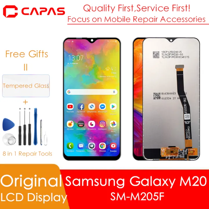 Capas Original For Samsung Galaxy M M5f Lcd Display Digitizer Lcd Assembly Touch Screen Panel Spare Replacement Parts 6 3 Inch Lazada Ph