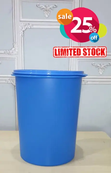 [ MEMBER PRICE ] TUPPERWARE TALL CANISTER 10.0L | BLUE