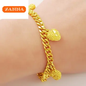 Emas Tulen 916 Rantai Tangan Gelang Gila2 Love Net Murah Offer Women S Fashion Jewellery On Carousell