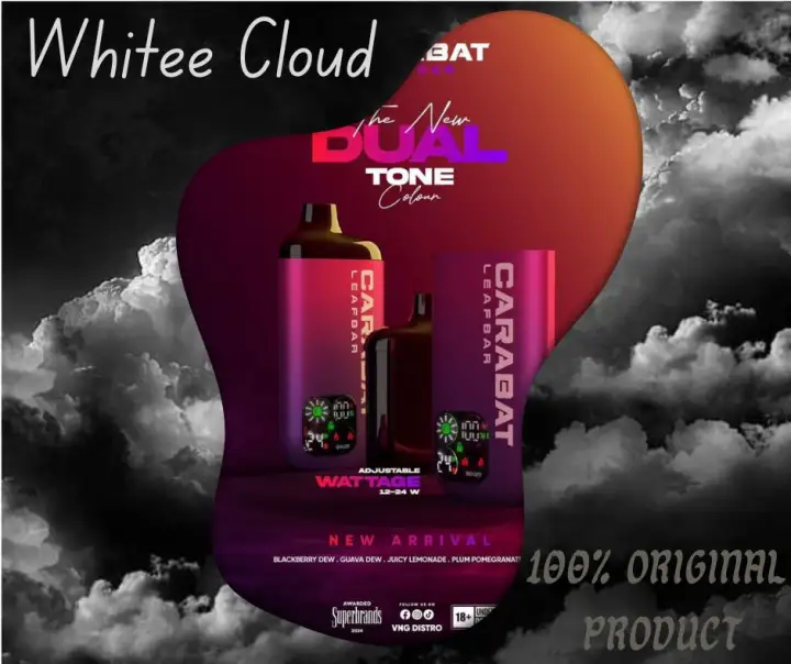 100%ORIGINAL CARABAT LEAFBAR 15K KRIZ 15000 PUFFS - FLAVOR CARTRIDGE ONLY / BATT3 ONLY  15K PUFF FLOUR FLAVOR