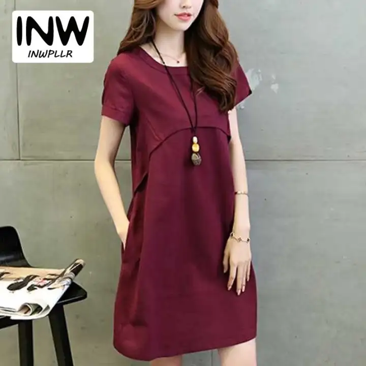 plain dresses with sleeves