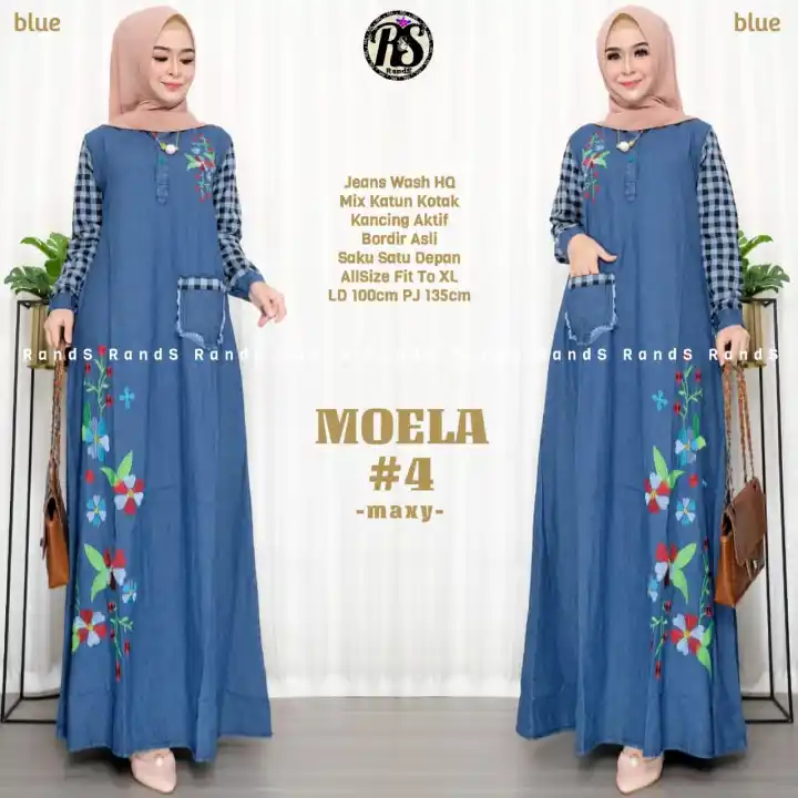 jubah denim
