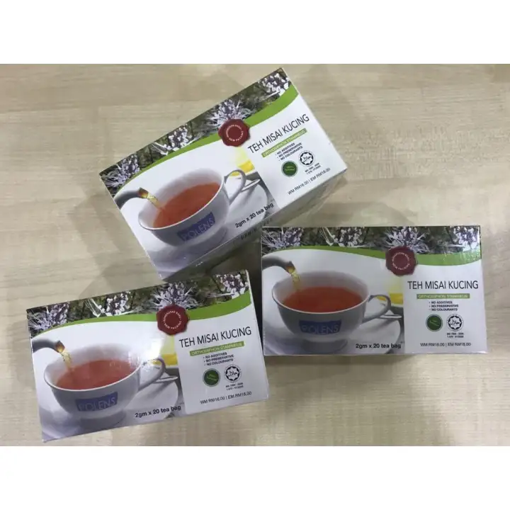 POLENS TEH MISAI KUCING (2g X 20 TEA BAG)  Lazada