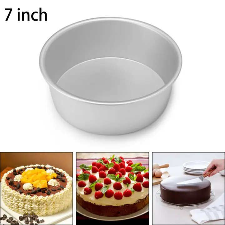 7 Inch Round Cake Pan Removable Bottom Pudding Mold Diy Baking Moulds Practial Lazada Singapore