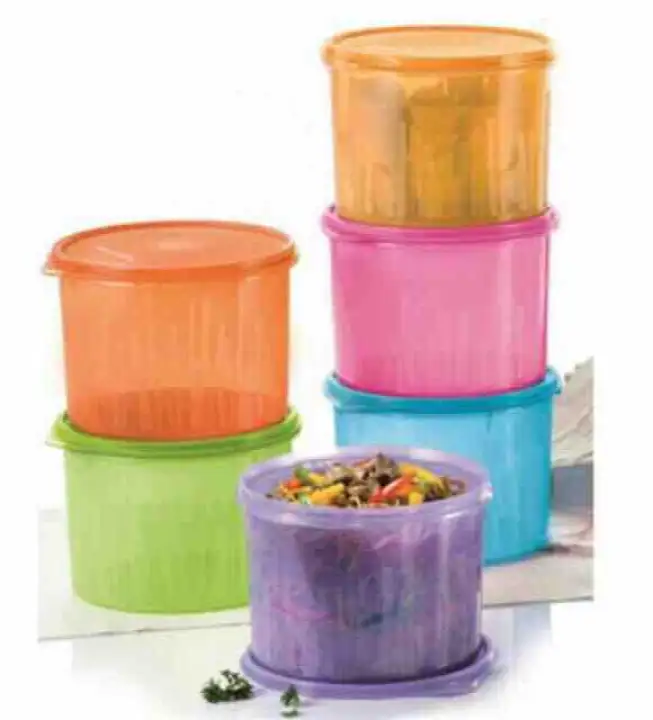 TUPPERWARE Texture Canister/Snack N Stack (1pc) 2.4L