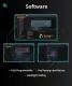 Royal Kludge RK92 2.4Ghz Wireless/Bluetooth/Wired Mechanical Keyboard, 92 Keys 3 Modes Connectable Hot Swappable Gaming Keyboard. 
