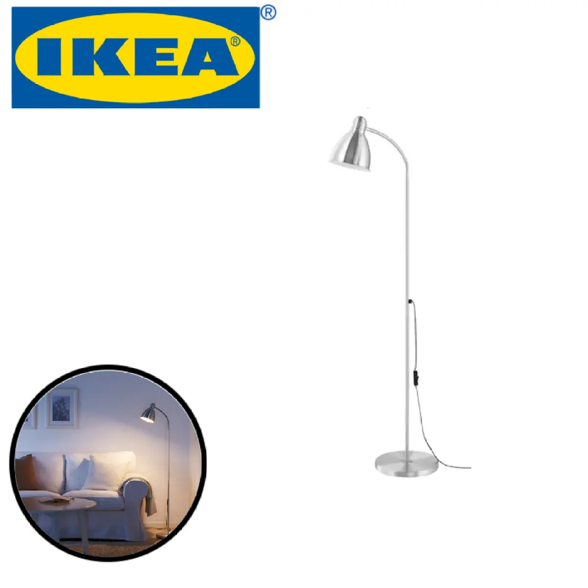 Ikea Lersta Adjustable Led Floor Lamp, Lamp Stand Table Ikea