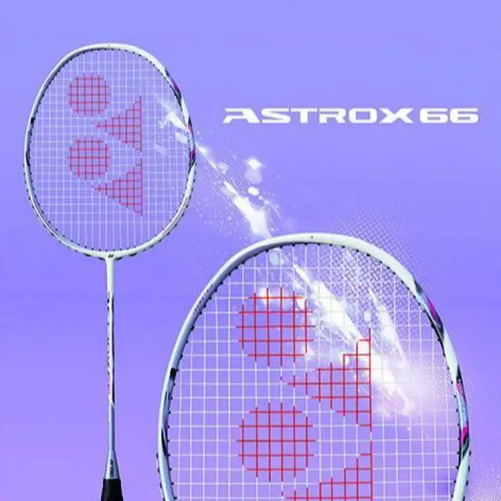 YONEX ASTROX 66 4UG5 MIST PURPLE BADMINTON RACKET ( FOC STRING / STRINGING / GRIP / COVER )