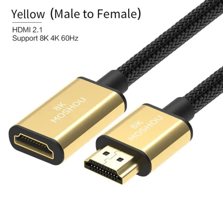 Hdmi 2 0b 2 1 Cables 8k 4k 60hz 48gbps Arc High Definition Video Cord For Amplifier Tv Lazada
