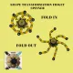 [Ready Stock] Colourful Transformer Fidget Spinner. 