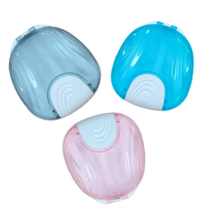 Dental False Teeth Cleaning Box Denture Storage Container Box Tooth Retainer