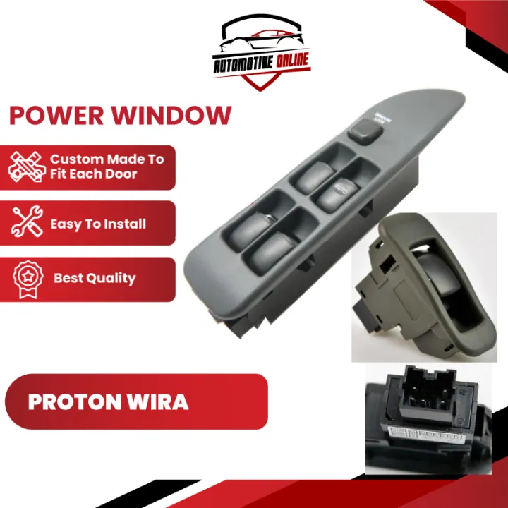 Proton Wira Power Window OEM Power Window Main Switch And Single Switch Suis Tingkap Automatik