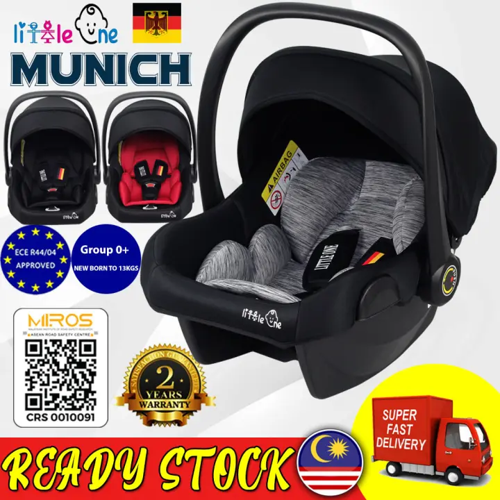 Newborn To 13kgs Jpj Miros Ece Certified Little One Munich Infant Baby Car Seat Lazada