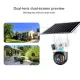 V380 4K Dual Lens Solar Camera 4G Sim Wireless Outdoor Waterproof PIR Motion Detection Zoom CCTV Surveillance Low Powered IP Camara. 