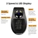 153/5000 MIGICSHOW New Handy Space Heater, Plug-in Ceramic Mini Heater Portable with Timer and LED Display for Office Home Dorm Room, 500-Watt ETL Listed for Safe Use -. 