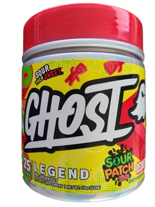 [PRE-ORDER] GHOST Legend v2 25 Servings Pre Workout Supplement - Sour Patch Redberry Flavor - 1 Container (ETA: 2023-02-19)