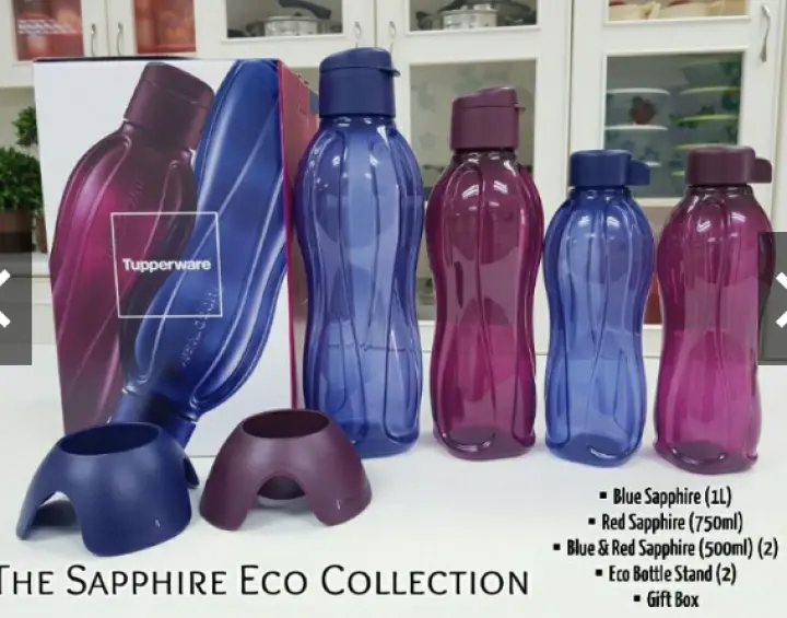 Tupperware Sapphire Eco Bottle Collection (1 Set)