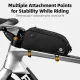 ROCKBROS Bicycle Front Tube Bag Stable Narrow Design 1.3L Capacity for MTB Road Bike Cycling Accessories. 