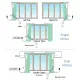 Refuse DIY Package Remote And Wired Control Smart Curtain Automatic Curtain With Complete Electric Curtain Track And Electric Curtain Motor. 