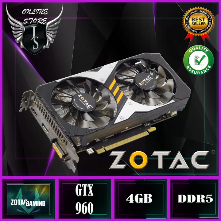 Zotac Original Video Card Gpu Gtx 960 4gd5 128bit Gddr5 Graphics Cards Gm6 Pci E For Nvidia Map Geforce Gtx960 4gb Devastators Lazada