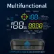 Universal M21 Car HUD OBD+GPS+Electronic Dog Speedometer with multi-function head up display Gauge. 