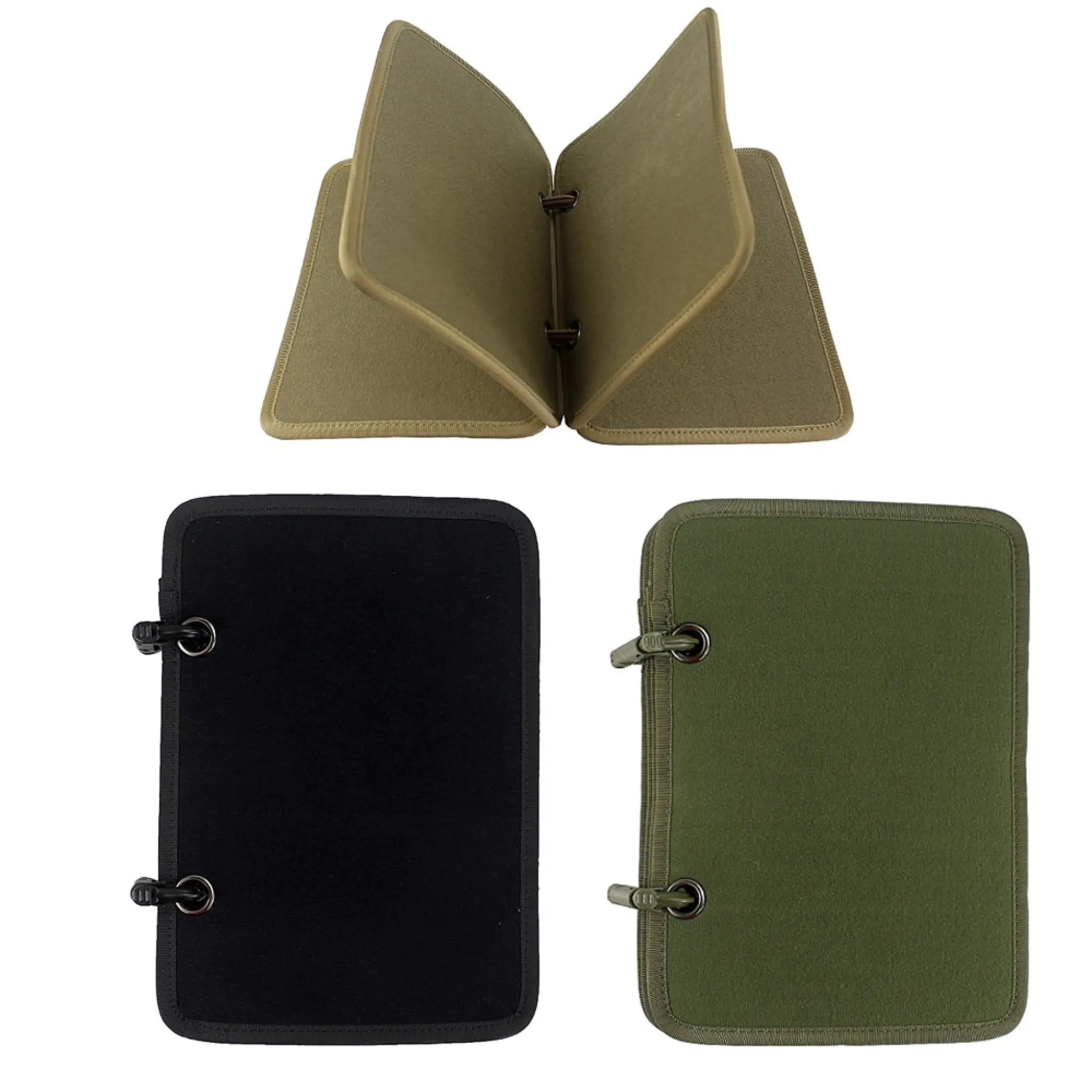 Tactical 4 Flip-Page Patch Collection Storage Book Holder Patch Display Book