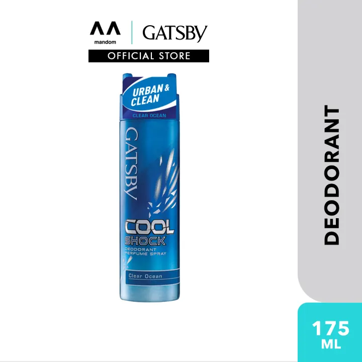 GATSBY Deodorant Perfume Spray Clear Ocean 175ml (deodorant men, fragrance men, body perfume)