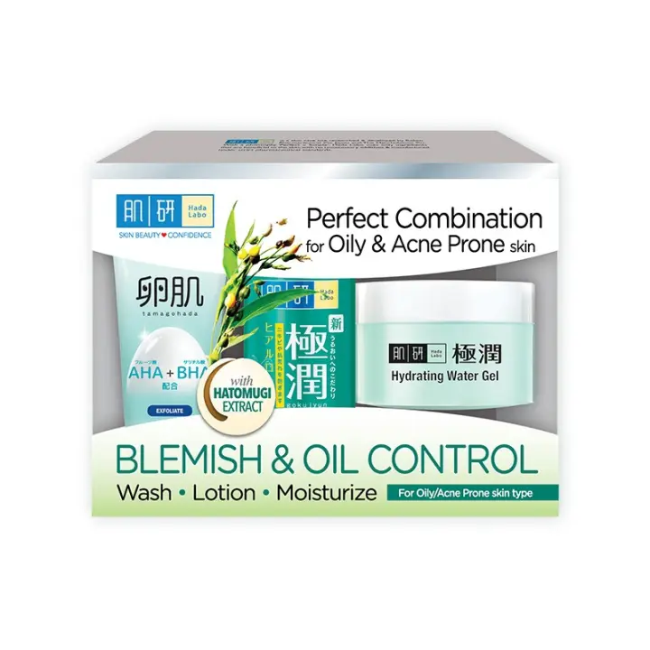 Hada Labo Perfect Combination For Oily Amp Acne Prone Skin Lazada