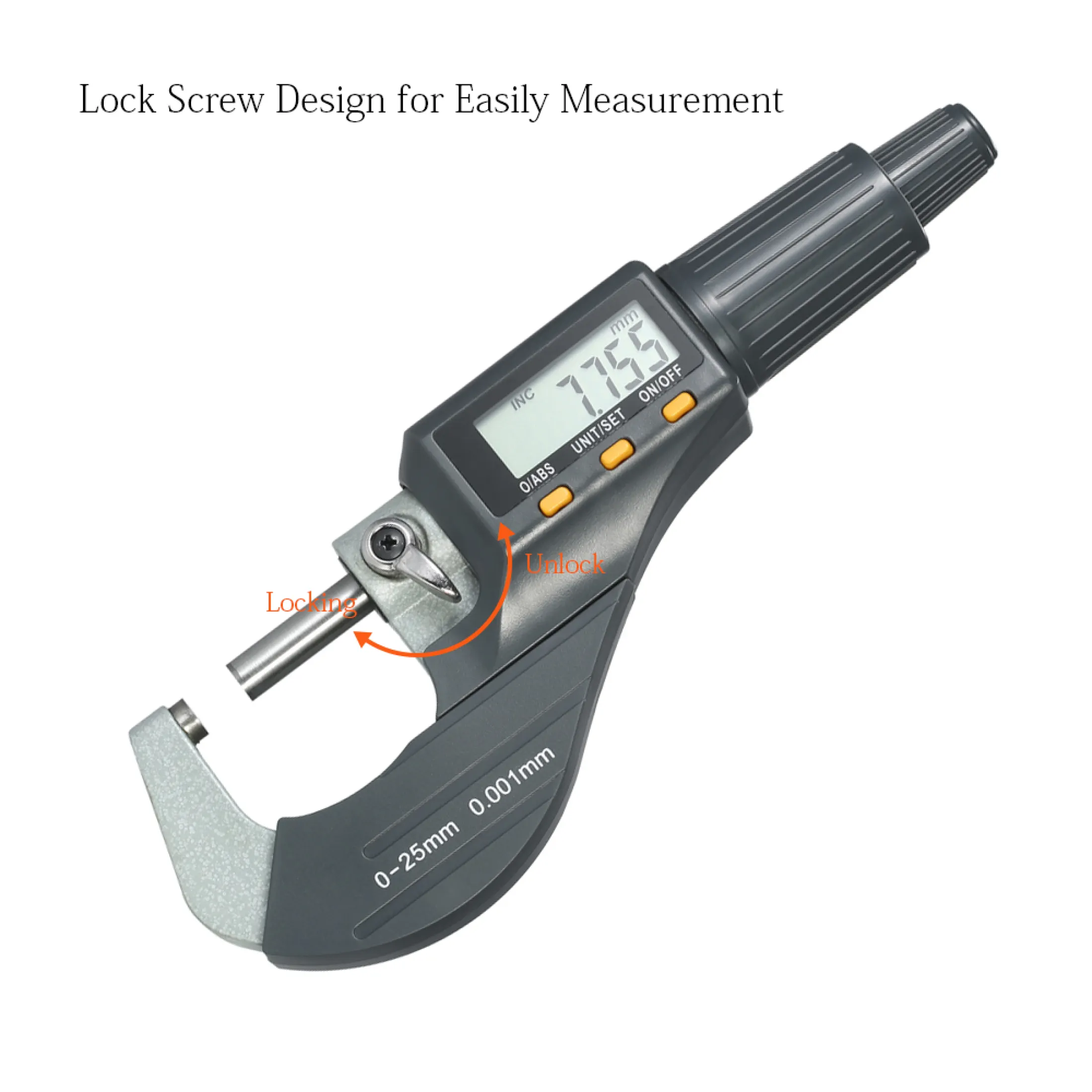 Digital Micrometer Caliper 0 High Precision Depth Micrometer 0 25mm Electronic Digital Outside Micrometer Micro Caliper 001mm Lazada Ph