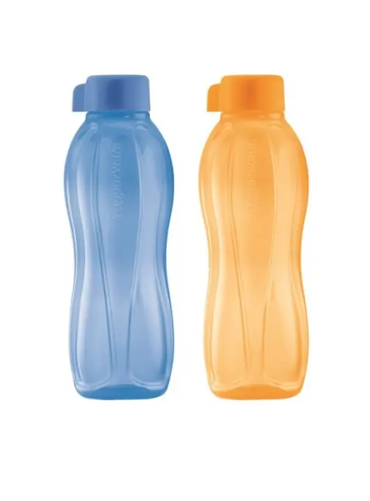 Tupperware Eco Botle 750ml Blue & Yellow