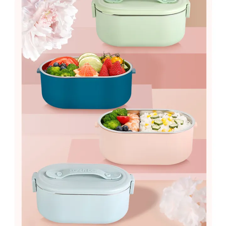 Bekas Makanan Tahan Panas Lunch Box Stainless Steel 304 Lazada